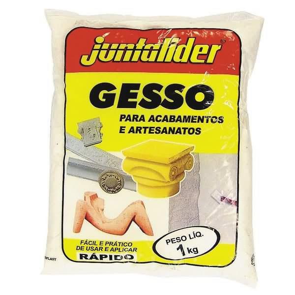 Gesso em Pó Secagem Lenta 1Kg Juntalider