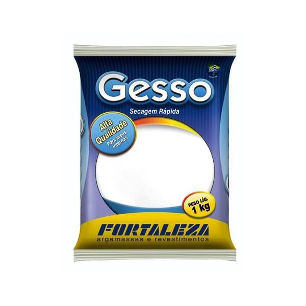 Gesso em Pó Secagem Rápida 1Kg Fortaleza