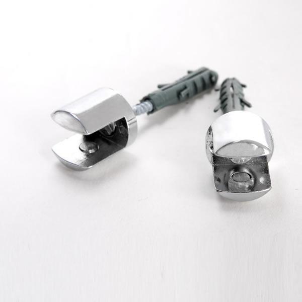 Suporte U Para Vidros De 08 Mm