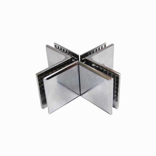 Suporte Sem Miolo para União de Quatro Vidros Entre Si